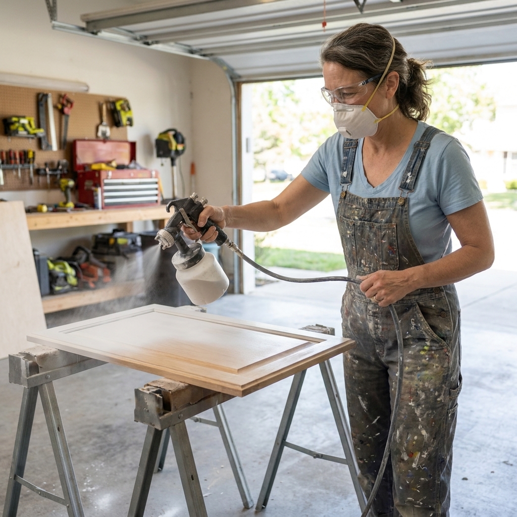 Paint Sprayer Tip Sizes for Cabinet Enamels and Primers