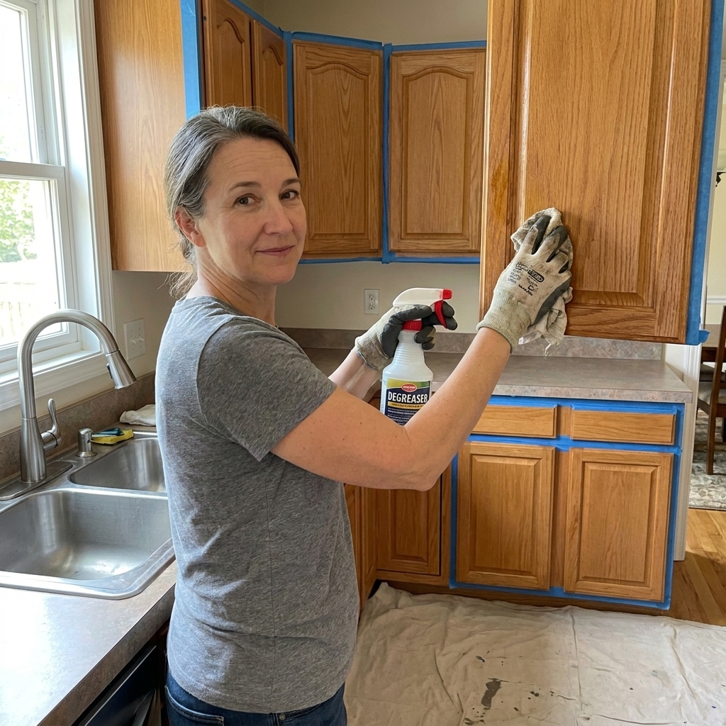 Liquid Sandpaper vs. Manual Sanding for Cabinet Prep